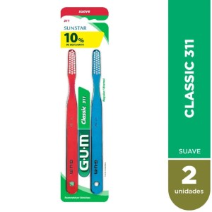 GUM CEPILLO 311 CLASIC SUAVE x 2u